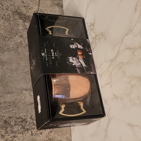 copper Moscow Mule Set of two mugs NWT NEW - Picture 2 of 7